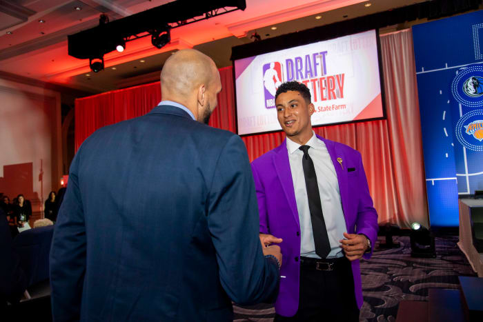 Kyle Kuzma was drafted #27 Overall by the Brooklyn Nets in the 2017 NBA Draft - USA Today